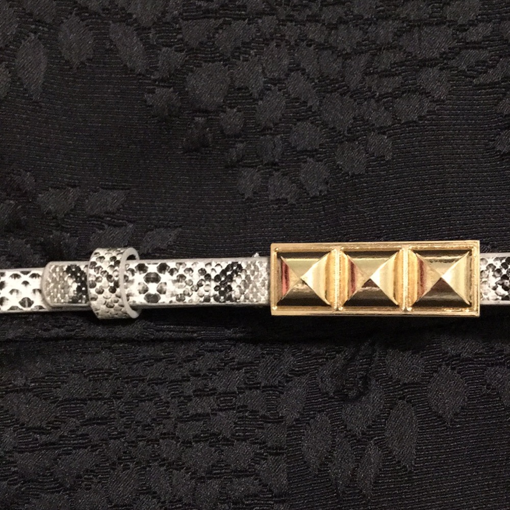 Jennifer Lopez J Lo Reptile Snake Belted Dress 14 Petite LP